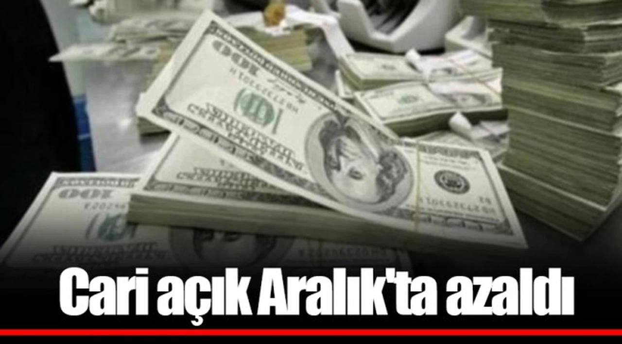 Cari açık Aralık'ta azaldı