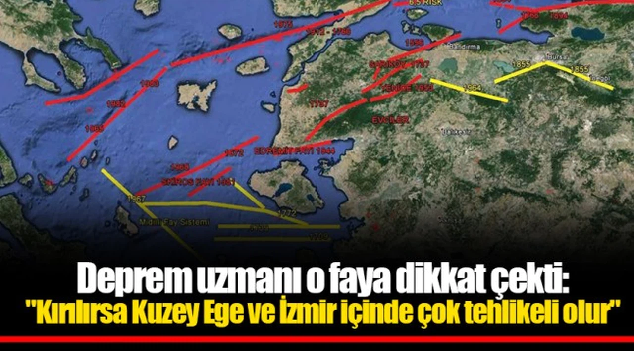 Deprem uzmanı o faya dikkat çekti: "Kırılırsa Kuzey Ege ve İzmir içinde çok tehlikeli olur"