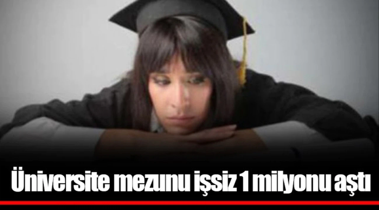 Üniversite mezunu işsiz 1 milyonu aştı