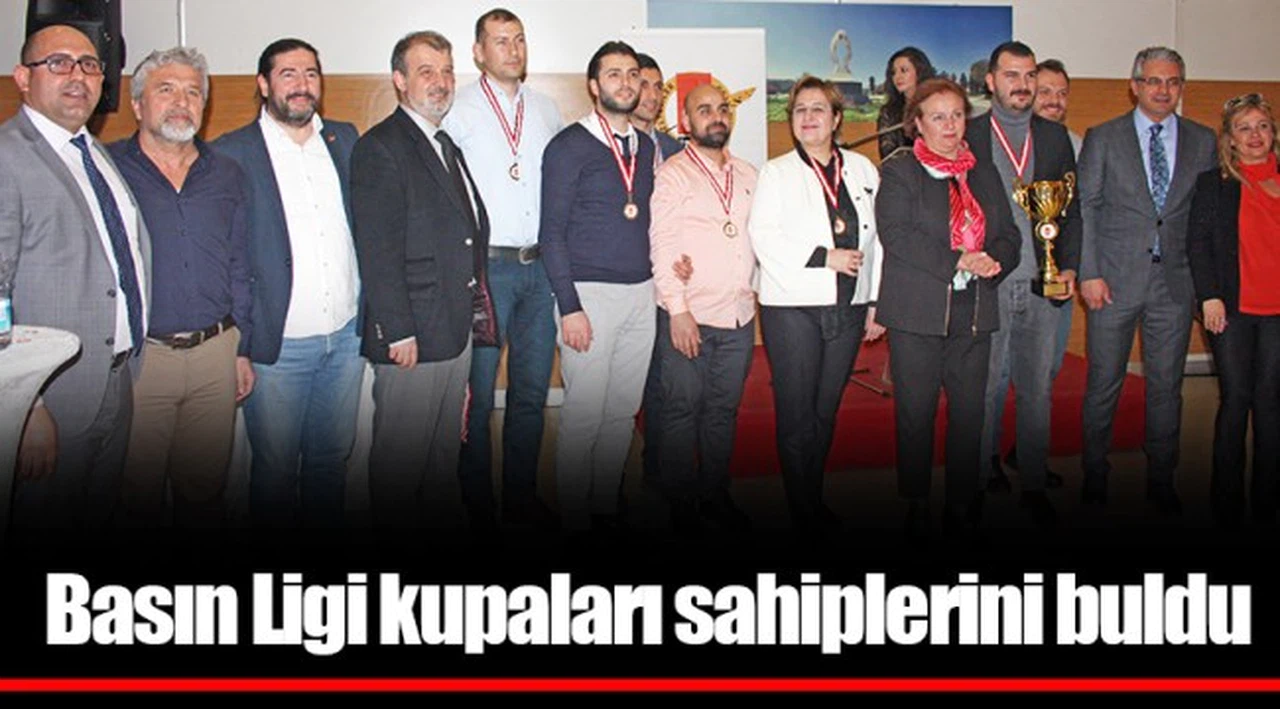 Basın Ligi kupaları  sahiplerini buldu