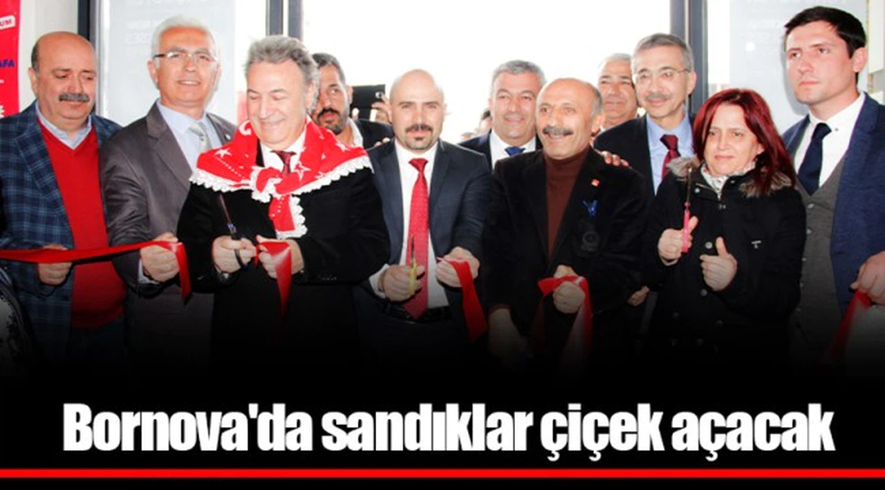 Bornova'da sandıklar çiçek açacak