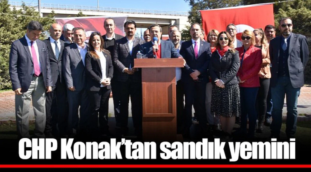 CHP Konak’tan sandık yemini