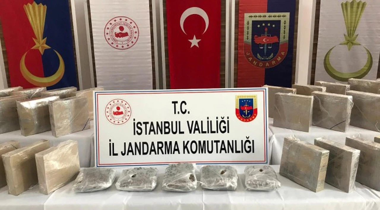 Jandarma ekipleri, 50 kilo uyuşturucu maddesinin piyasaya sürülmesine izin vermedi