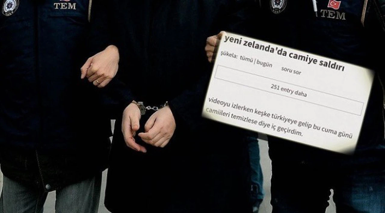 Katliamı öven Ekşi Sözlük yazarı gözaltına alındı