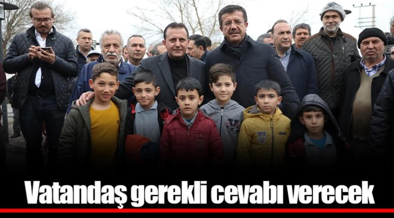 Vatandaş gerekli cevabı verecek