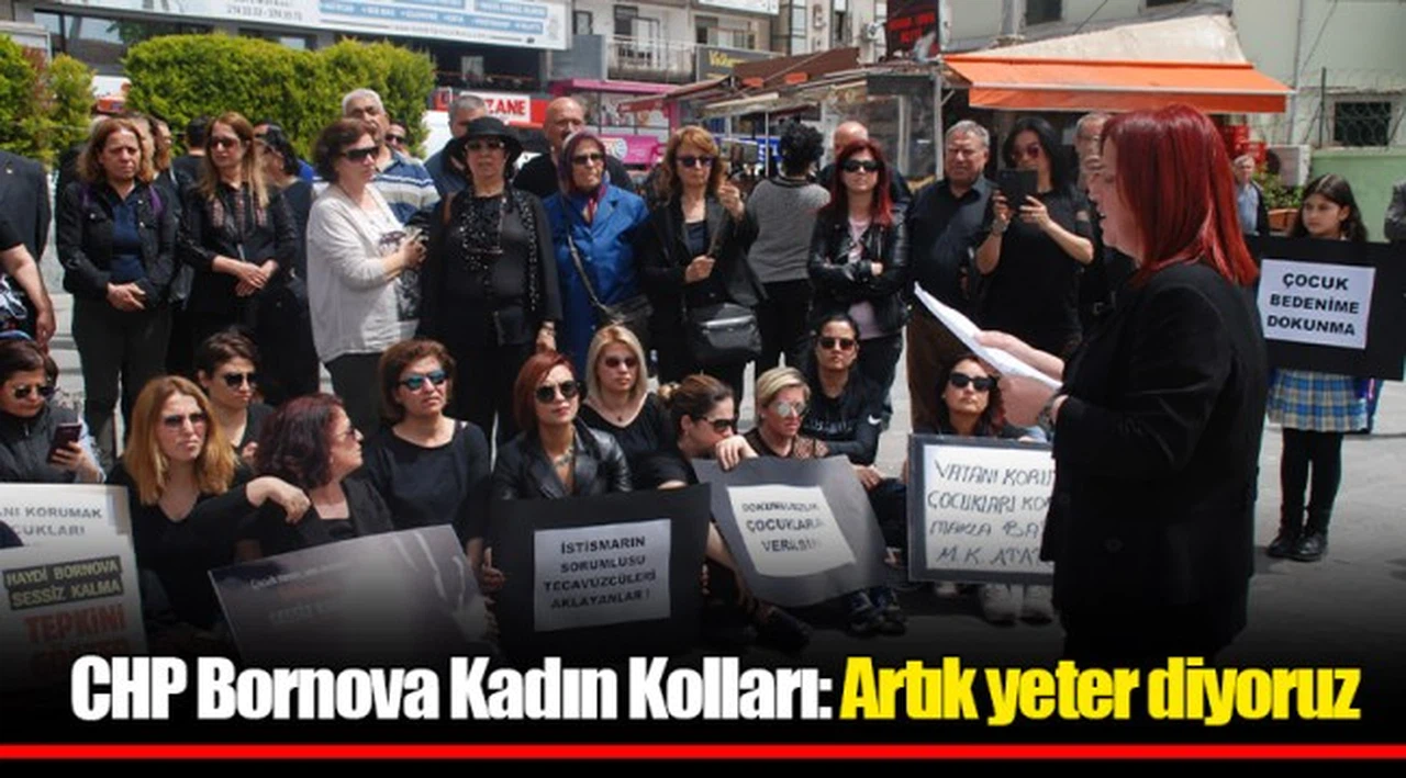 CHP Bornova Kadın Kolları: Artık yeter diyoruz