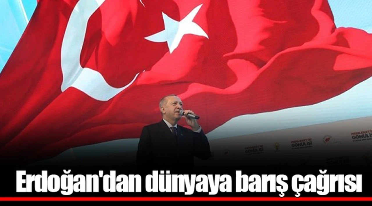 Erdoğan'dan dünyaya barış çağrısı