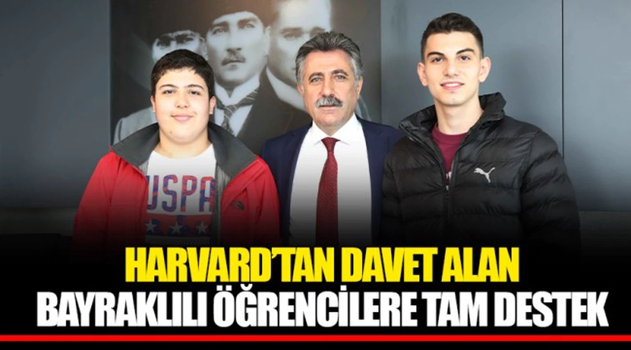 HARVARD’TAN DAVET ALAN BAYRAKLILI ÖĞRENCİLERE TAM DESTEK