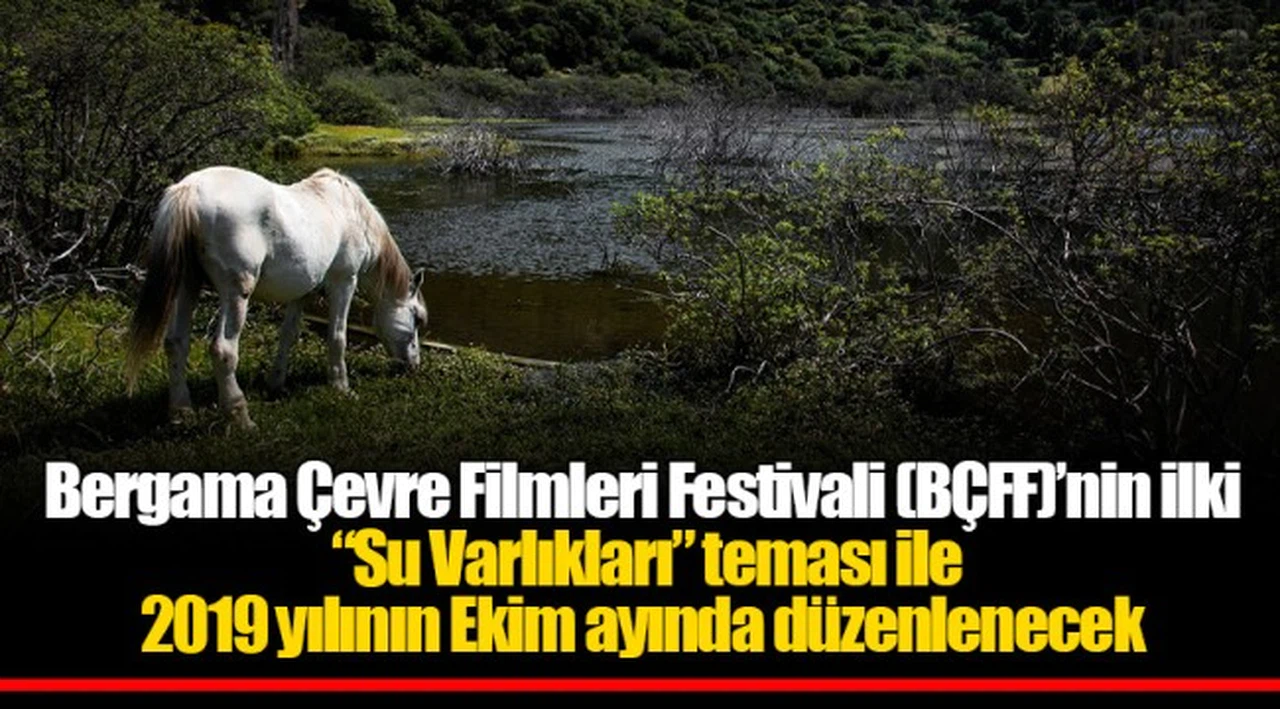 Bergama Çevre Filmleri Festivali (BÇFF)’nin ilki   “Su Varlıkları” teması ile  2019 yılının Ekim ayında düzenlenecek