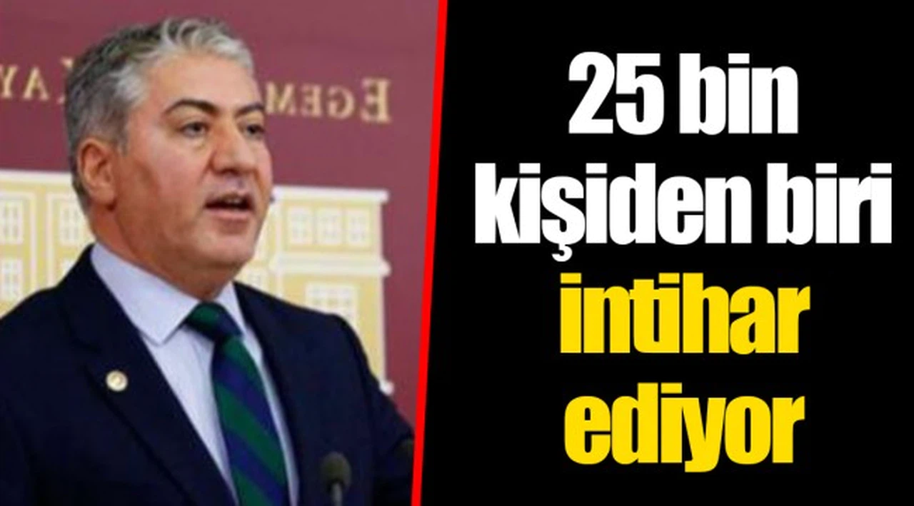 25 bin kişiden biri intihar ediyor