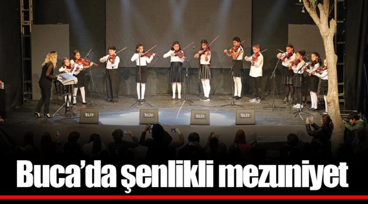 Buca’da şenlikli mezuniyet 