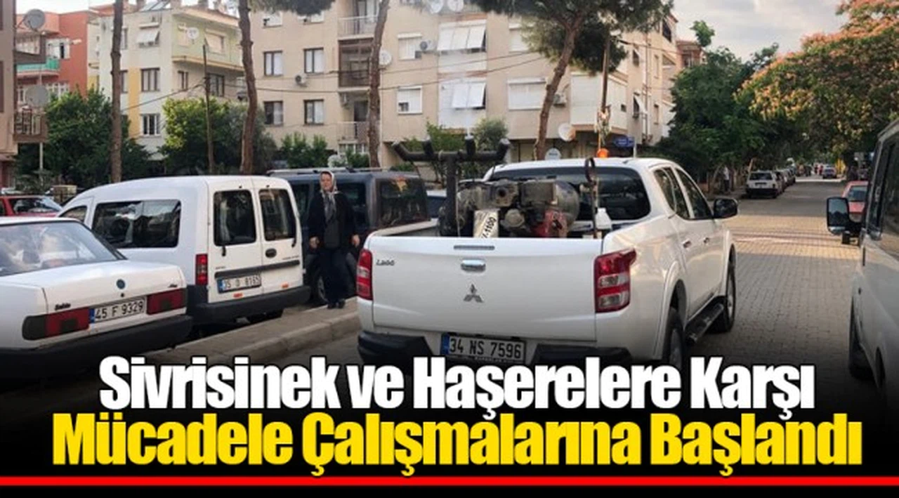 Sivrisinek ve Haşerelere Karşı Mücadele Çalışmalarına Başlandı