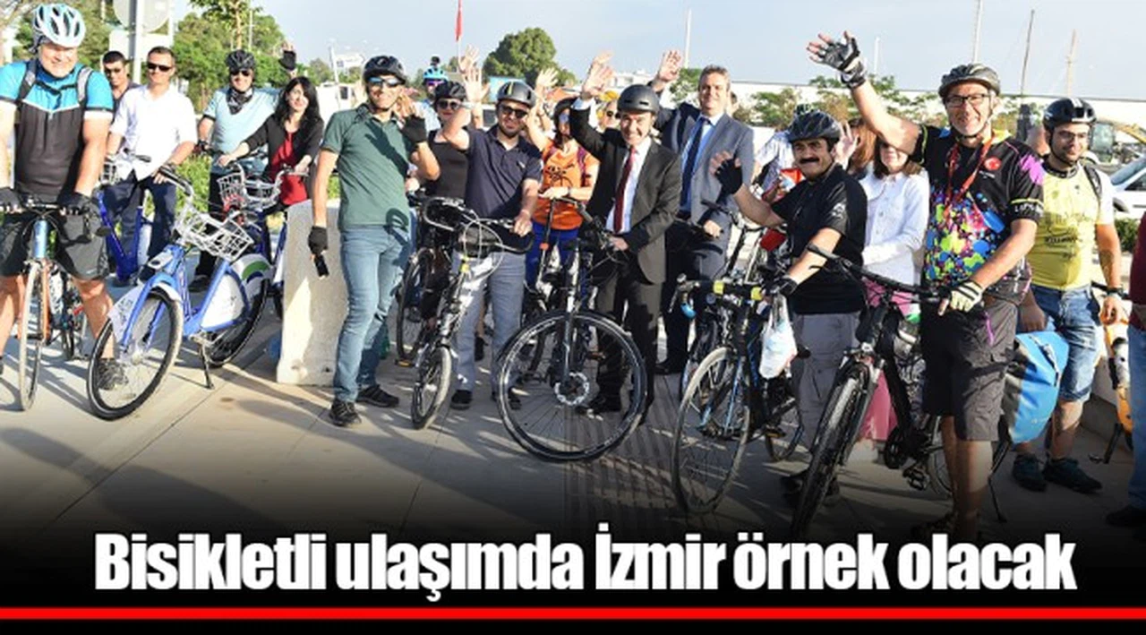 Bisikletli ulaşımda İzmir örnek olacak