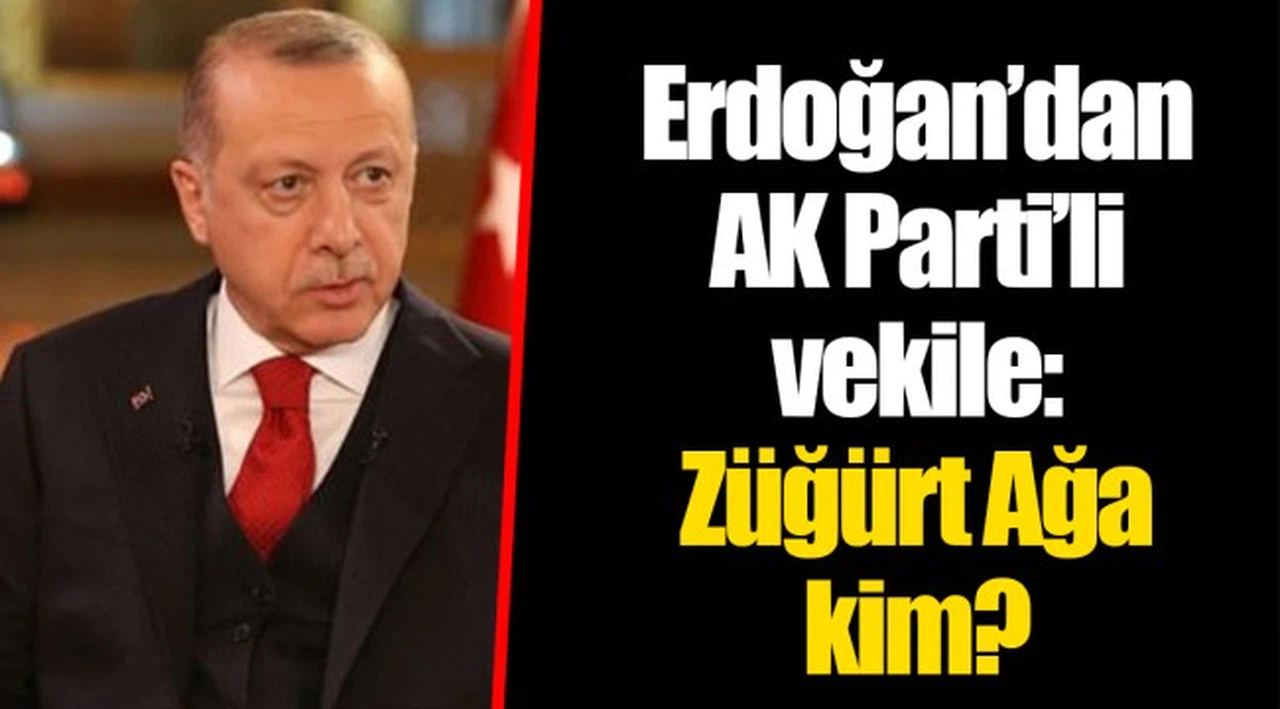 Erdoğan’dan AK Parti’li vekile: Züğürt Ağa kim?