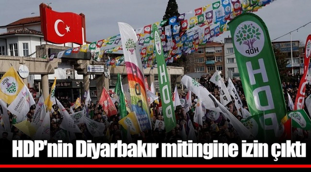 HDP'nin Diyarbakır mitingine izin çıktı