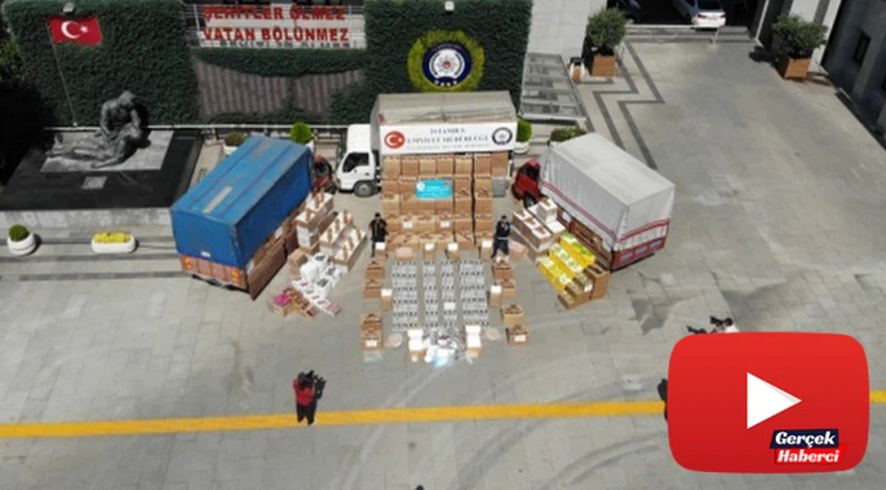 İstanbul merkezli 5 ilde yasaklı ilaç ve teff tohumlu çay operasyonu: 7 tır ürün ele geçirildi