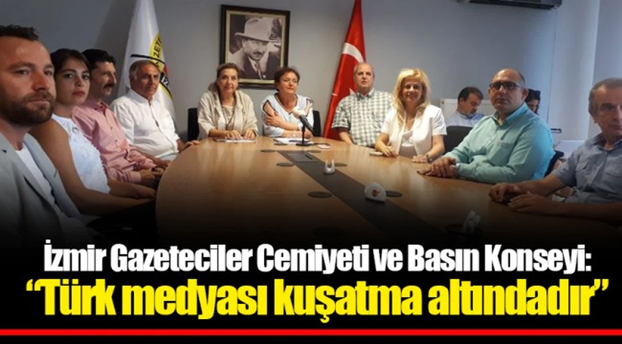 İzmir Gazeteciler Cemiyeti ve Basın Konseyi: “Elinizi basının üzerinden çekin!”