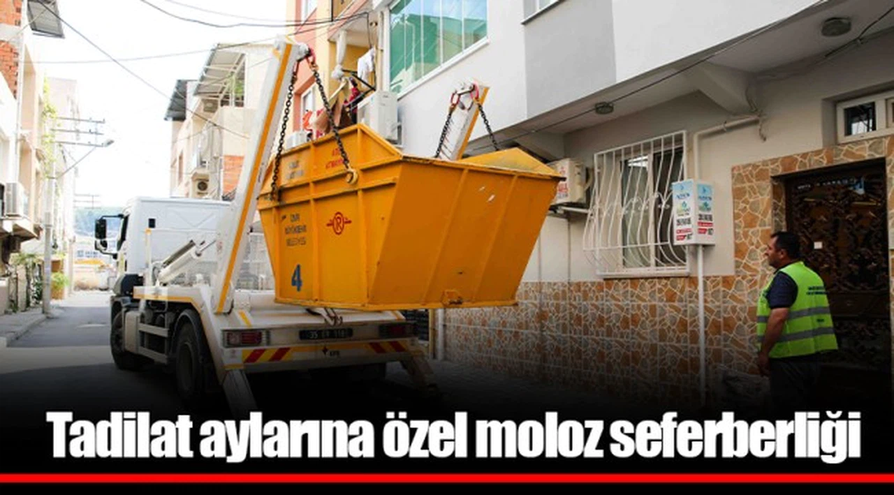 Tadilat aylarına özel moloz seferberliği