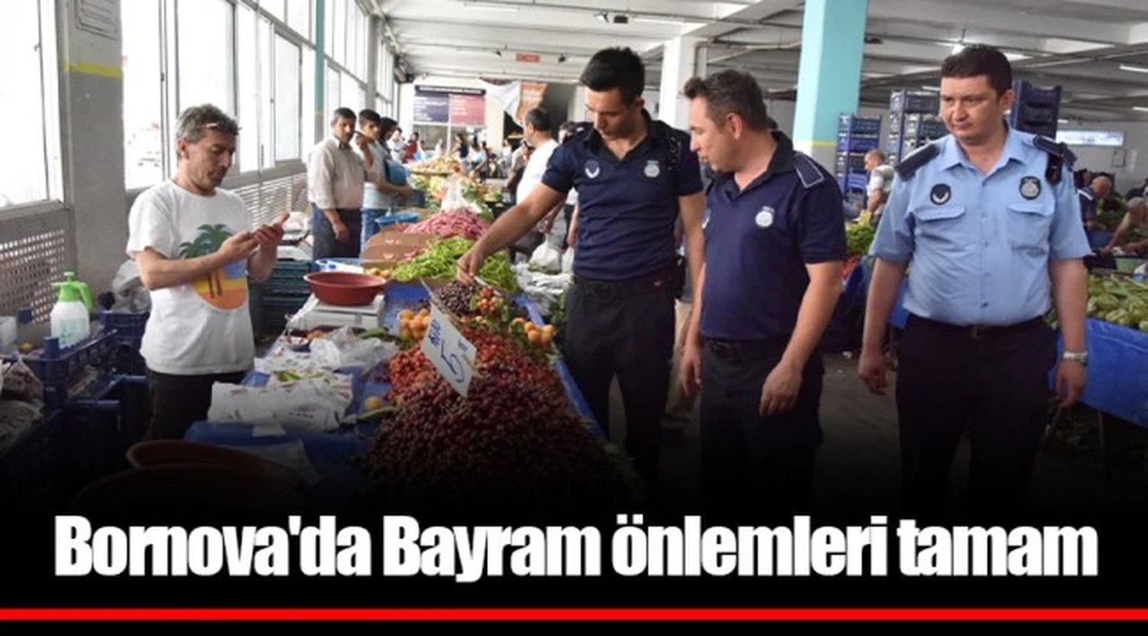 Bornova'da Bayram önlemleri tamam