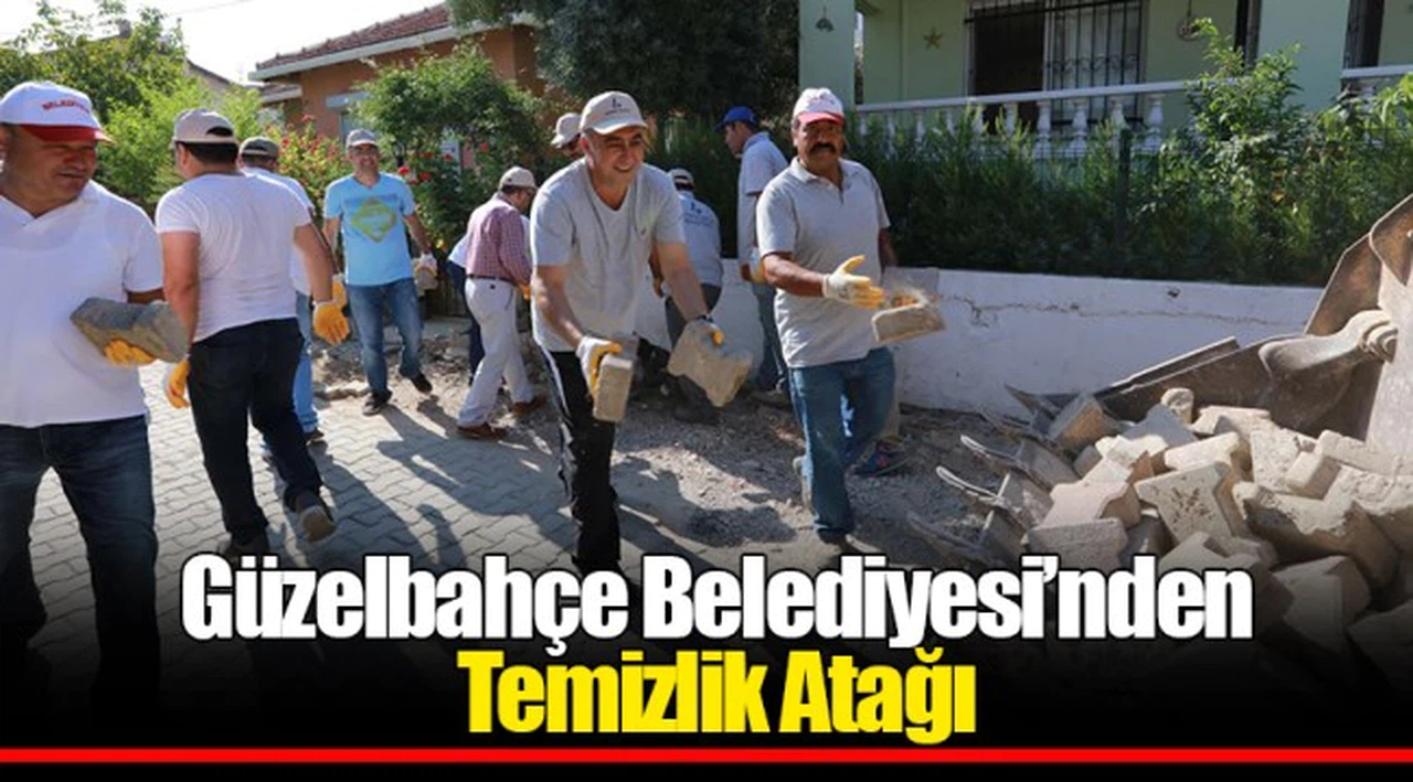 Güzelbahçe Belediyesi’nden Temizlik Atağı