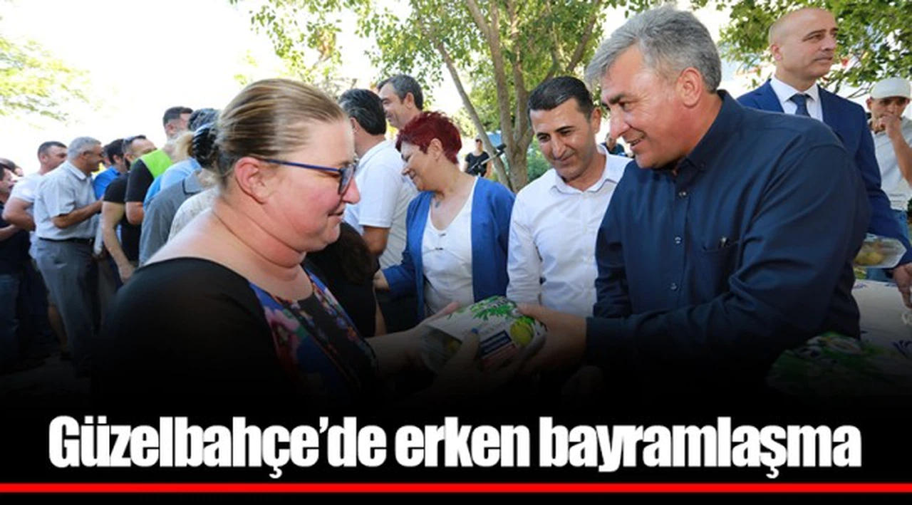Güzelbahçe’de erken bayramlaşma