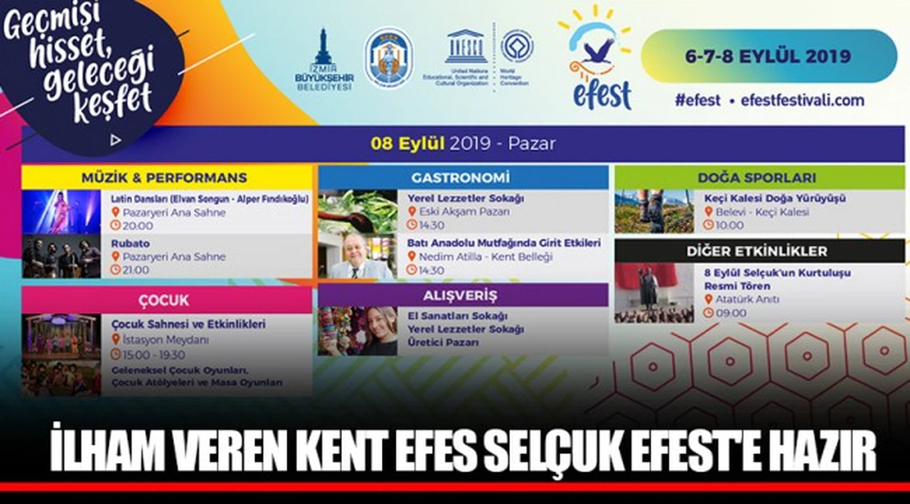 İLHAM VEREN KENT EFES SELÇUK EFEST'E HAZIR... 