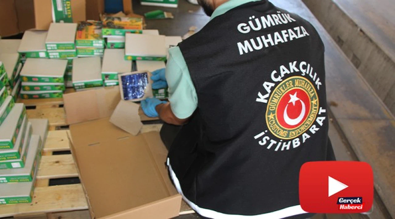 Kapıkule’de hurma taşıyan tırdan yaklaşık yarım ton eroin çıktı