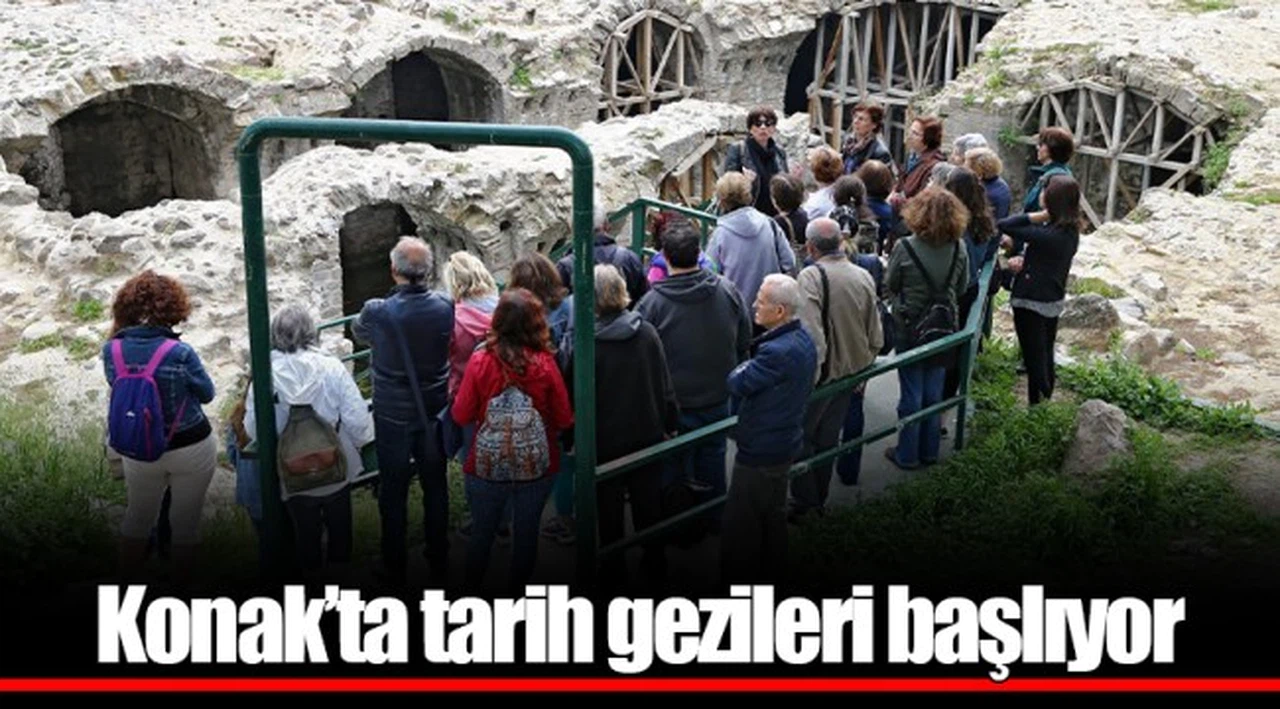 Konak’ta tarih gezileri başlıyor