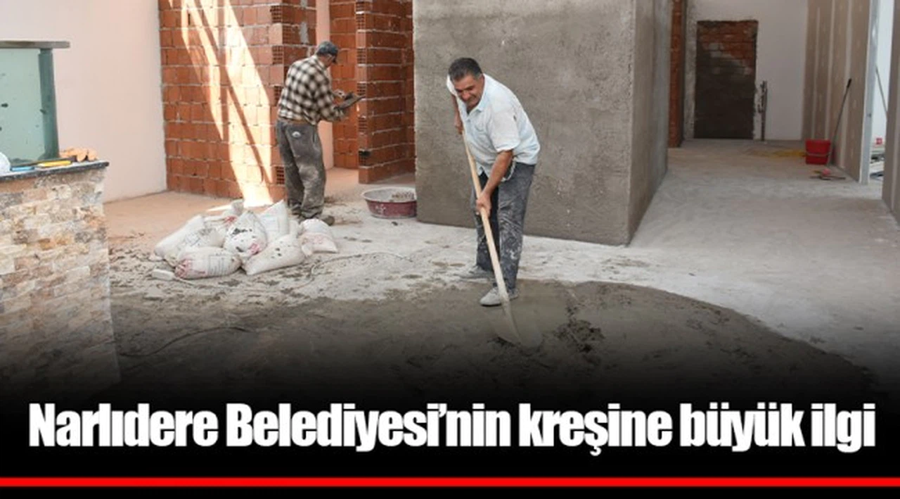 Narlıdere Belediyesi’nin kreşine büyük ilgi