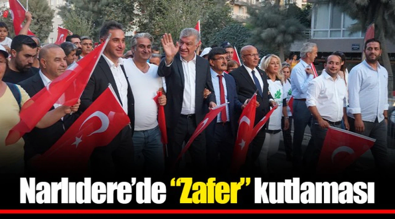 Narlıdere’de “Zafer” kutlaması