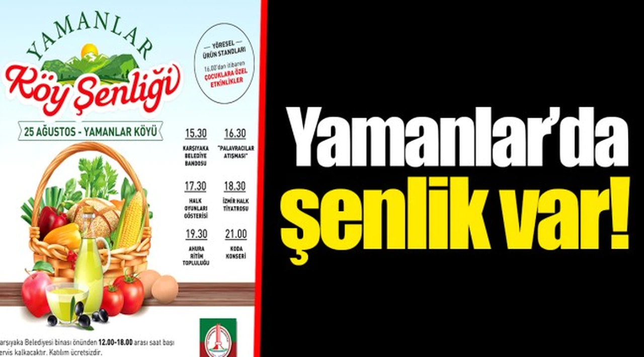 Yamanlar’da şenlik var!