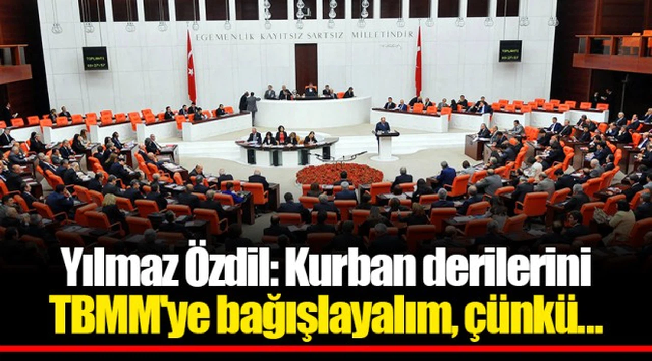 Yılmaz Özdil: Kurban derilerini TBMM'ye bağışlayalım, çünkü...