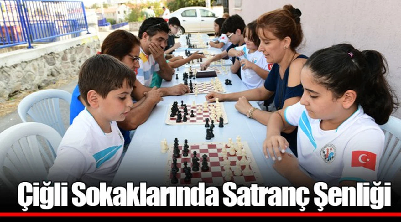 Çiğli Sokaklarında Satranç Şenliği