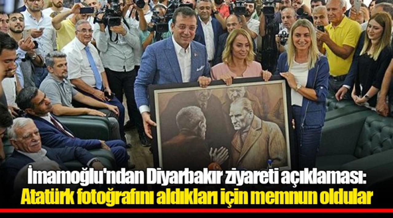 İmamoğlu'ndan Diyarbakır ziyareti açıklaması: Atatürk fotoğrafını aldıkları için memnun oldular