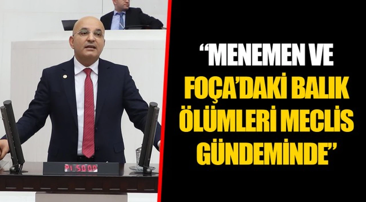 “MENEMEN VE FOÇA’DAKİ BALIK ÖLÜMLERİ MECLİS GÜNDEMİNDE”