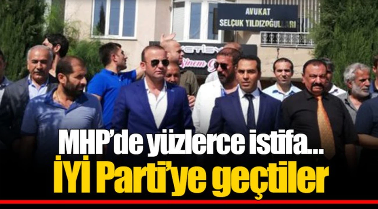 MHP’de yüzlerce istifa… İYİ Parti’ye geçtiler