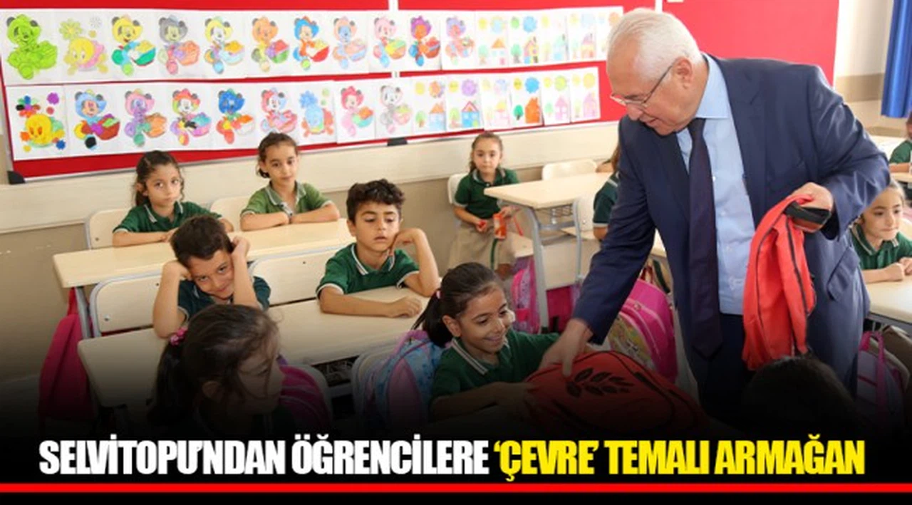 SELVİTOPU’NDAN ÖĞRENCİLERE ‘ÇEVRE’ TEMALI ARMAĞAN