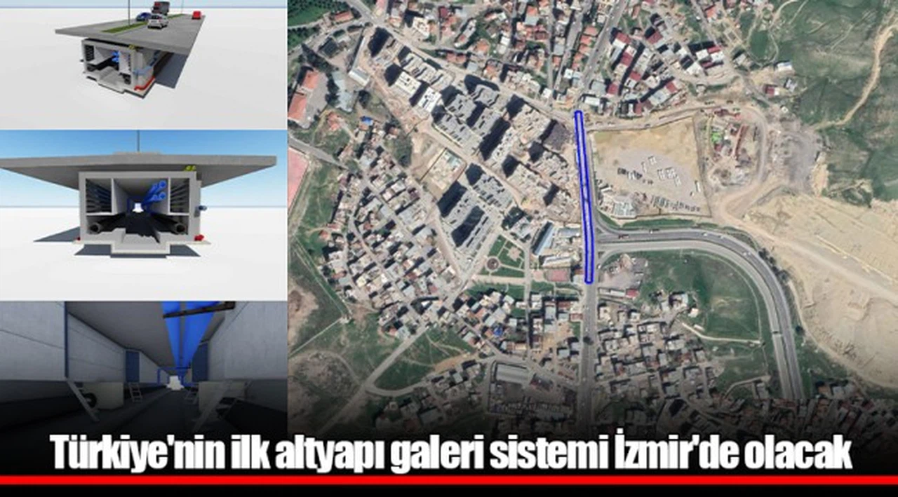 Türkiye'nin ilk altyapı galeri sistemi İzmir'de olacak