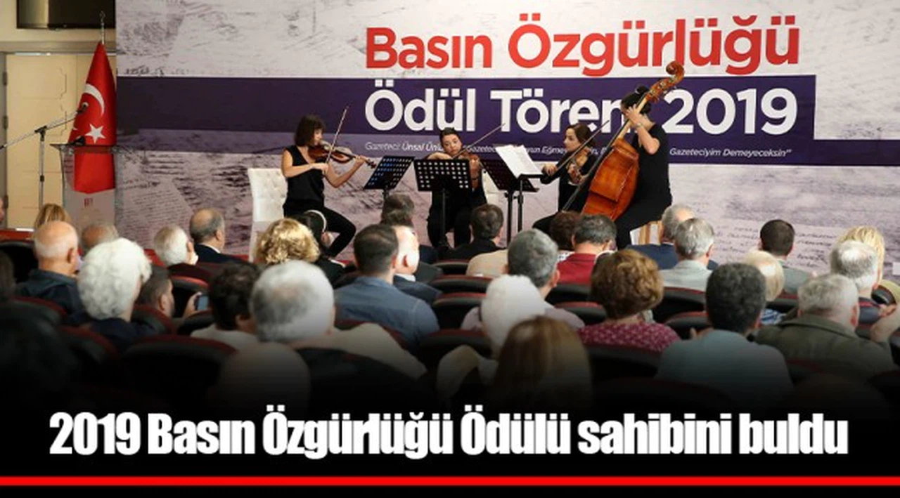 2019 Basın Özgürlüğü Ödülü sahibini buldu