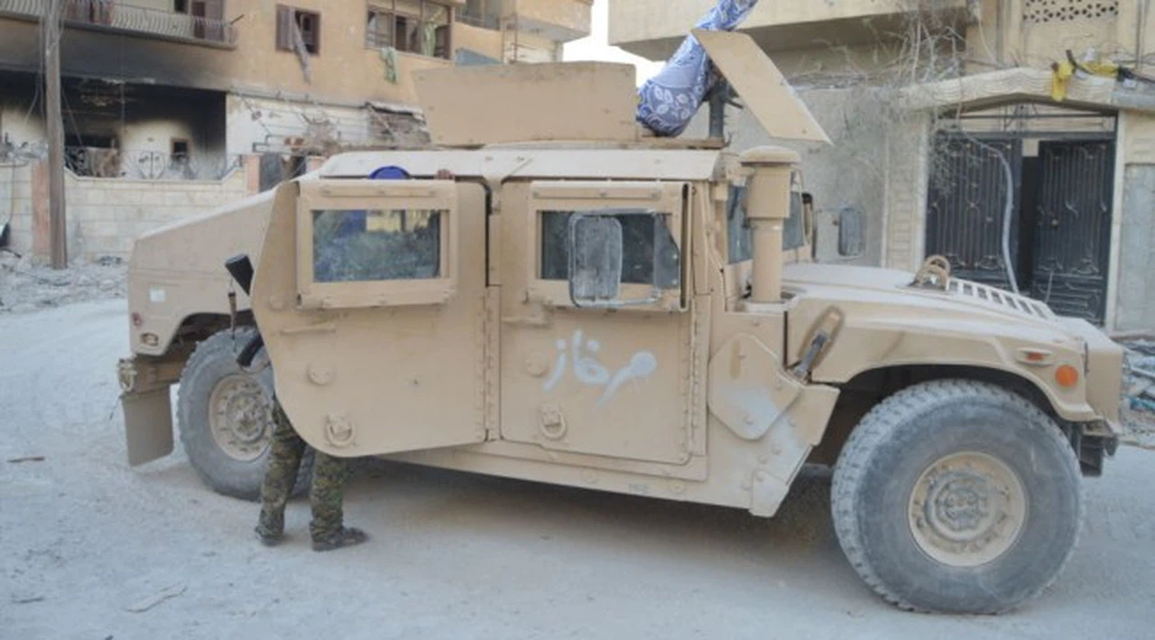 ABD'nin YPG'ye verdiği araçlar ÖSO'nun eline geçti