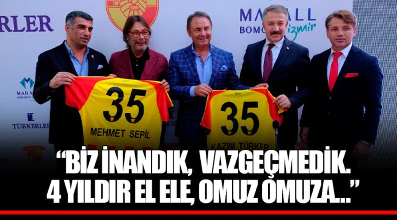 “BİZ İNANDIK,  VAZGEÇMEDİK. 4 YILDIR EL ELE, OMUZ OMUZA…”