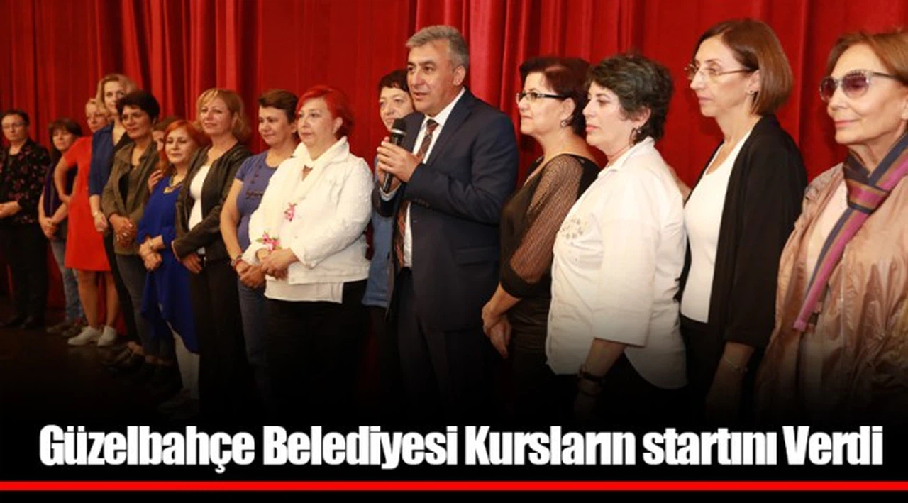 Güzelbahçe Belediyesi Kursların startını Verdi