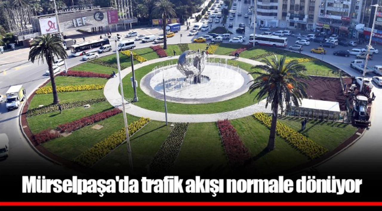 Mürselpaşa'da trafik akışı normale dönüyor