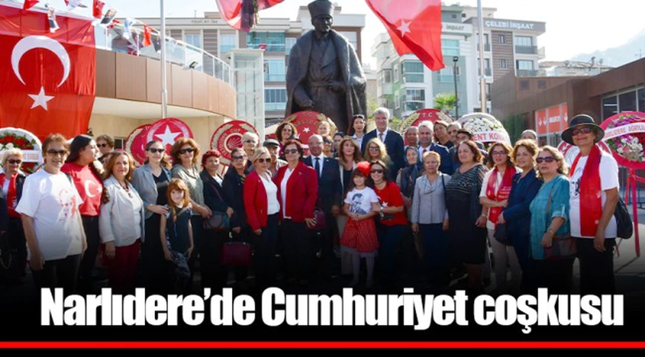 Narlıdere’de Cumhuriyet coşkusu