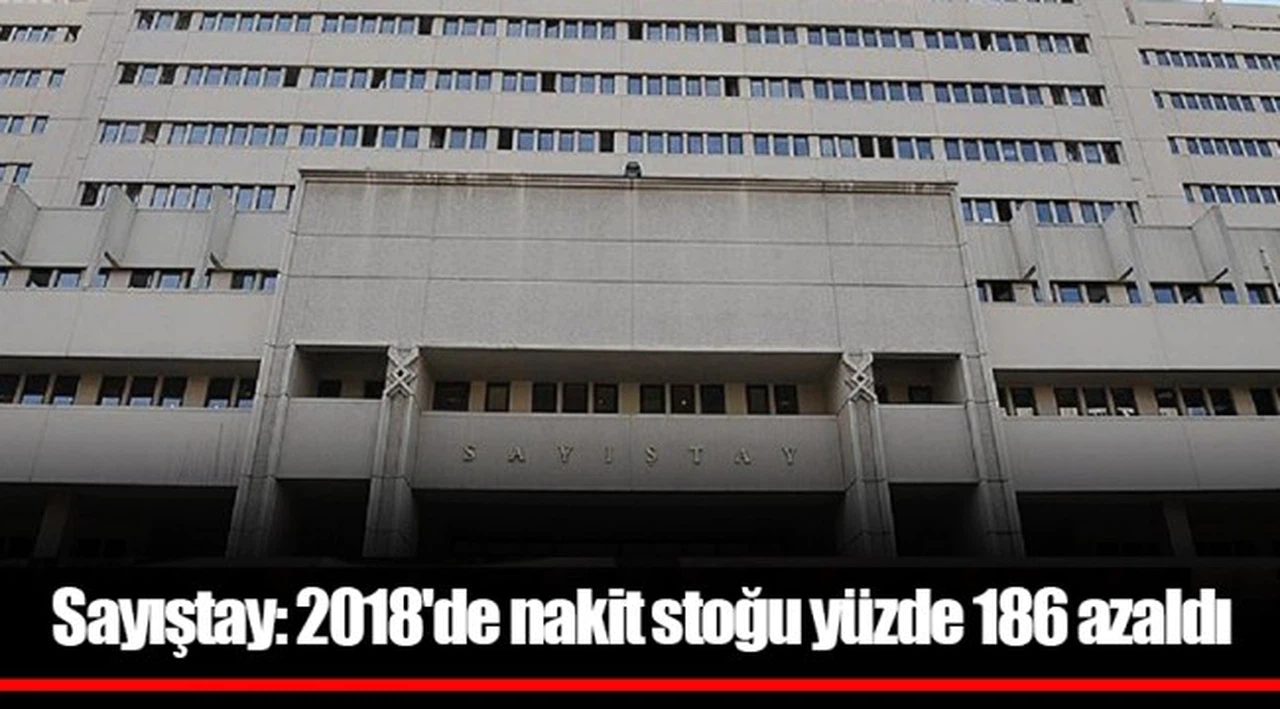 Sayıştay: 2018'de nakit stoğu yüzde 186 azaldı