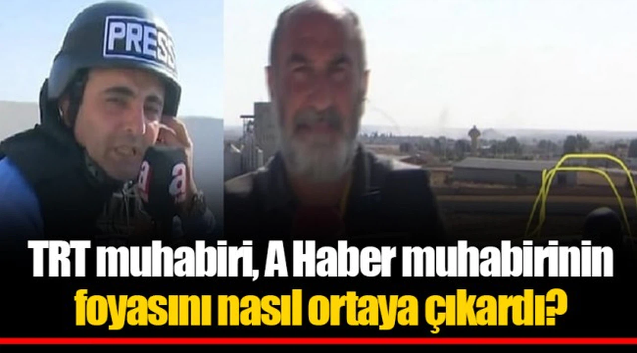 TRT muhabiri, A Haber muhabirinin foyasını nasıl ortaya çıkardı?