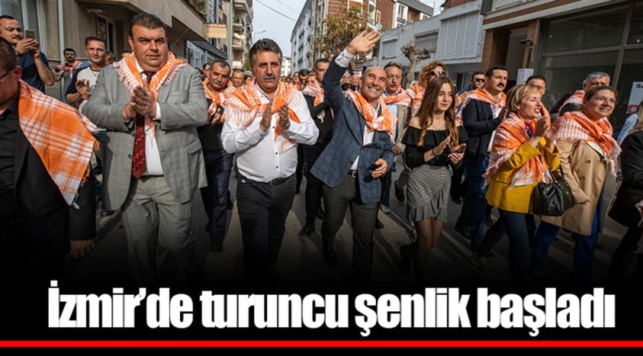 İzmir’de turuncu şenlik başladı