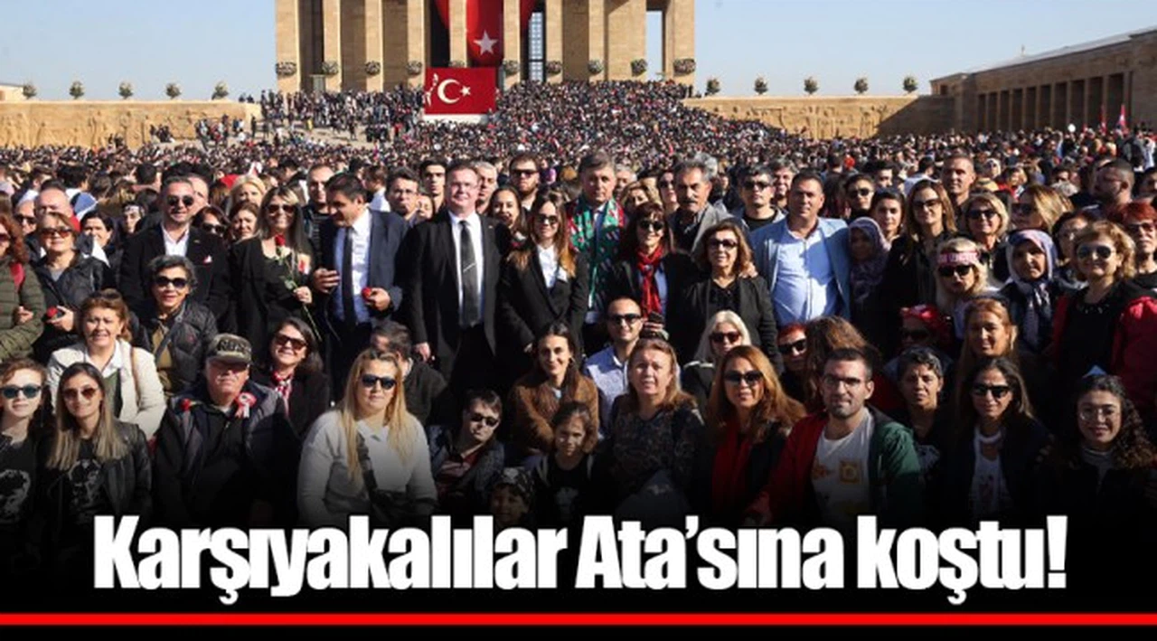 Karşıyakalılar Ata’sına koştu!