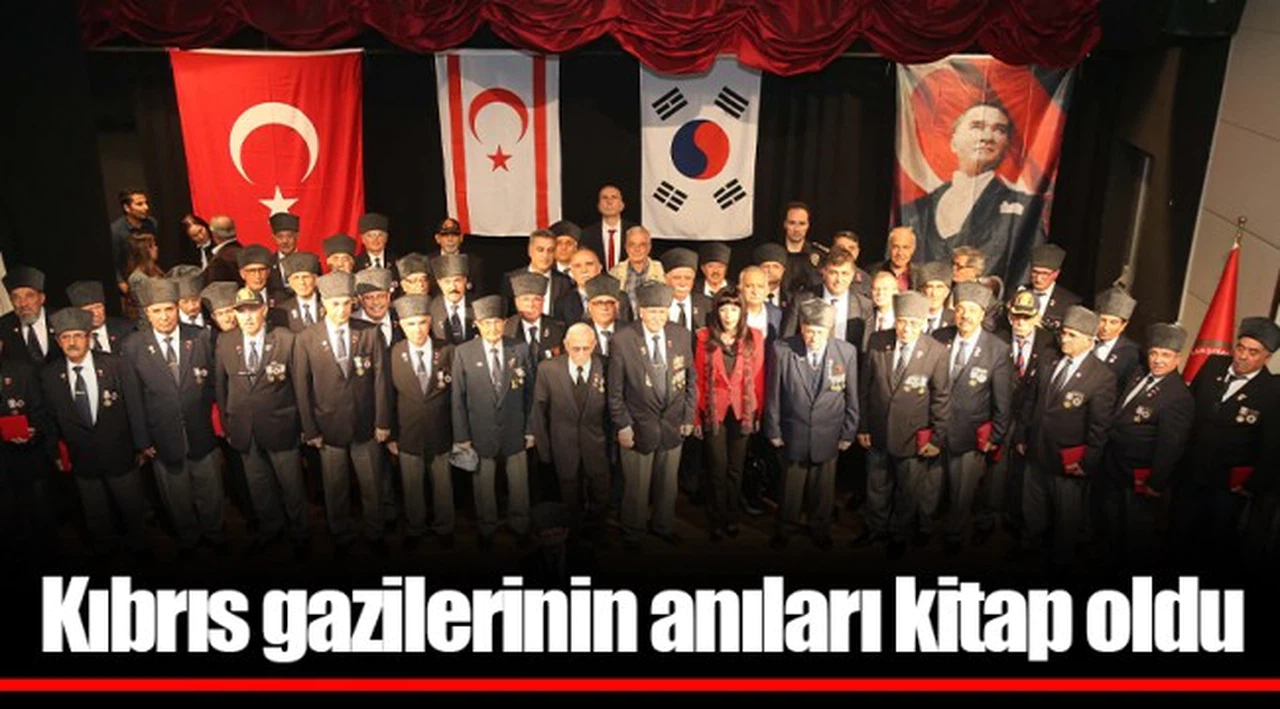 Kıbrıs gazilerinin anıları kitap oldu 