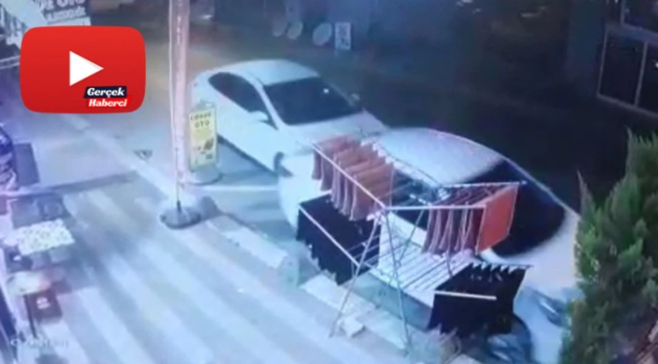 Otomobil sürücüsü, dalgınlığının bedelini kaza yaparak ödedi